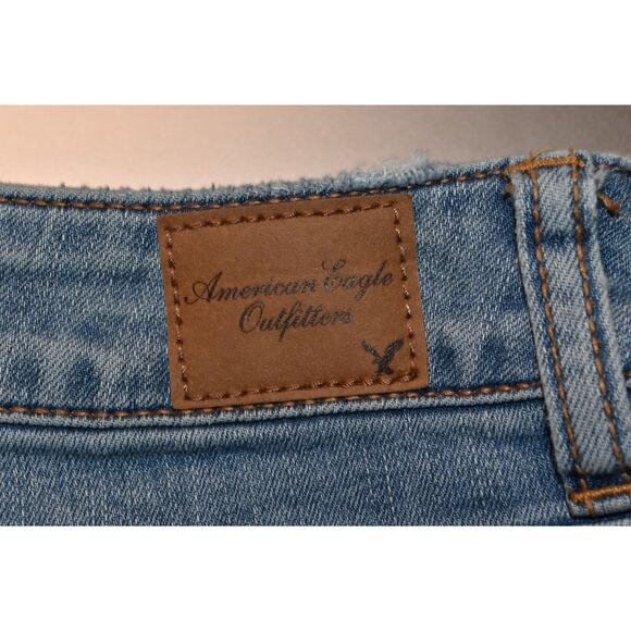 American Eagle Outfitters Jeggings Women's 6 Long Leggings Distressed Jeans - Picture 8 of 12